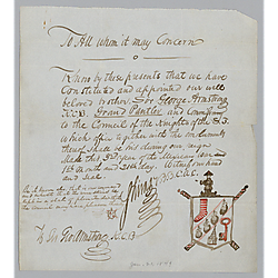 An announcement of the Knights of the Square Table