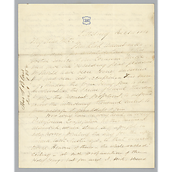 Letter from Thomas Blair to Morrison Foster