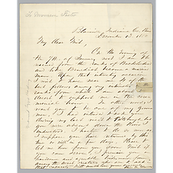 Letter from Oliver W. Barnes to Morrison Foster