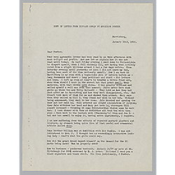 Letter from Richard Cowan to Morrison Foster (retyped by Evelyn Morneweck)