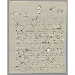 Letter from N.J. Carey to Morrison Foster