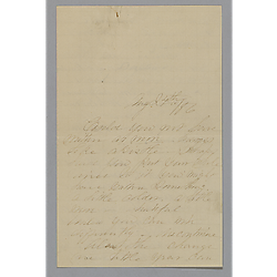 Letter from Mary Drummston to Morrison Foster