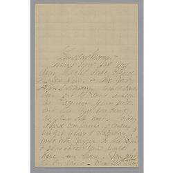 Letter from Mary Drummston to Morrison Foster