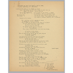 Valentine from J.C. Blair to Julia Murray, retyped by Evelyn Morneweck