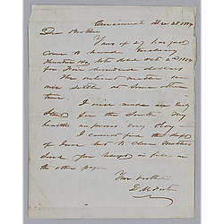 Letter from D.M. Foster to brothers
