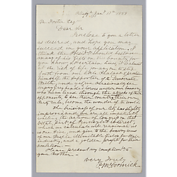 Letter from P. McCormick to Morrison Foster