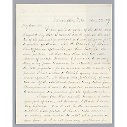 Letter from A.B. McCalmont to Morrison Foster