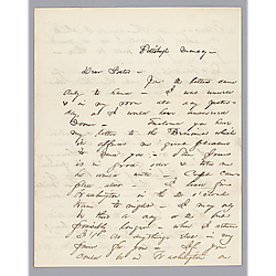Letter from R. Biddle Roberts to Morrison Foster