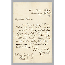 Letter from Captain Overton Carr to Morrison Foster