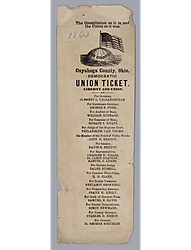 Cuyahoga County Democratic Ticket (2 copies)