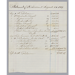 Stock Account Statement