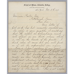 J.L. Newberry to Morrison Foster