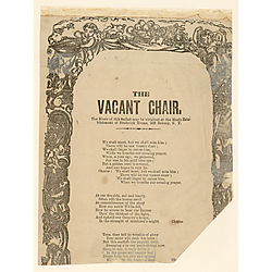 Vacant chair. Text Text