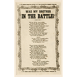Was my brother in the battle? Text Text