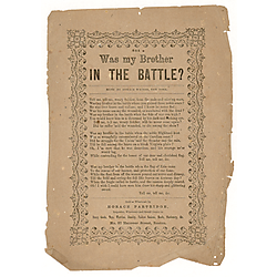 Was my brother in the battle? Text Text