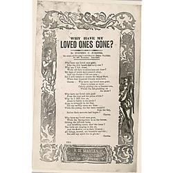Why have my loved ones gone? Text Text
