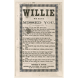 Willie we have missed you. Text Text