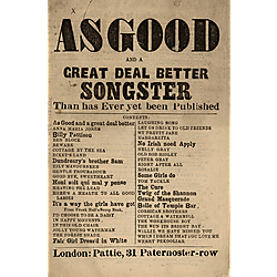 As good and great deal better songster