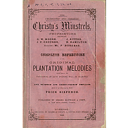 Celebrated and original Christy's Minstrels