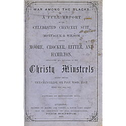 Christy's Minstrels, etc