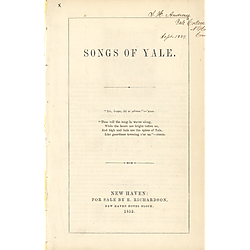 Songs of Yale