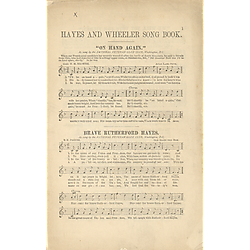 Hayes and Wheeler song book