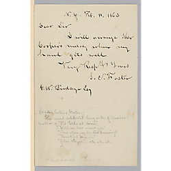 To George W. Birdseye