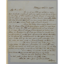 To his sister, Ann Eliza