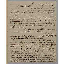 To his brother, William