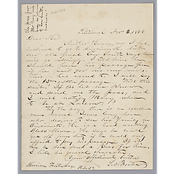 To his brother, Morrison