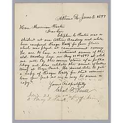 From Charles Neure of the Athens Academy to Morrison Foster