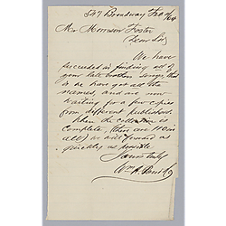 From William Pond & Co. to Morrison Foster