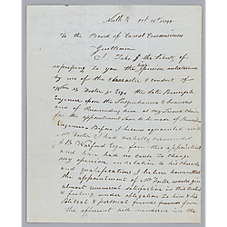 From Senator J. Horton to PA Canal Commission