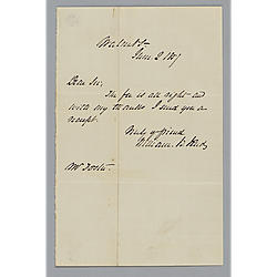 Receipt for $250.00 from William D. Kudz