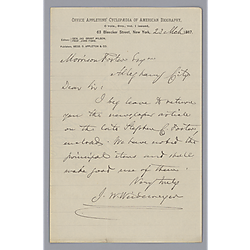 From J.W. Weidermeyer to Morrison Foster