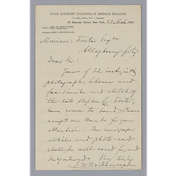 From J.W. Weidermeyer to Morrison Foster