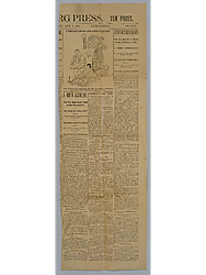 "Foster's Melodies: will be sung by grand chorus to-morrow night," Pittsburg Press