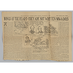 "Songs of the Heart -- They Are Not Written Now-a-Days," The Pittsburgh Gazette Times