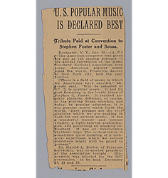 "U.S. Popular Music is Declared Best"