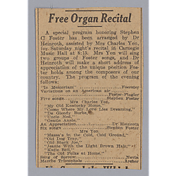 "Free Organ Recital"
