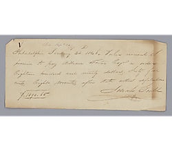 IOU from Josiah Gould for $1890.65
