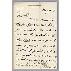 From Ticknor & Co. to Morrison Foster