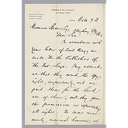 From Ticknor & Co. to Morrison Foster