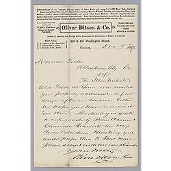 From Oliver Ditson to Morrison Foster