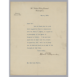 From William Alexander to Morrison Foster
