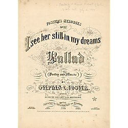 I see her still in my dreams
