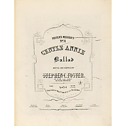 Gentle Annie; arr