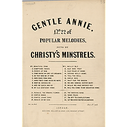Gentle Annie; arr