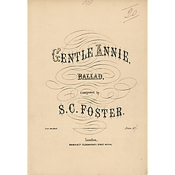 Gentle Annie; arr
