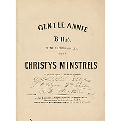 Gentle Annie; arr